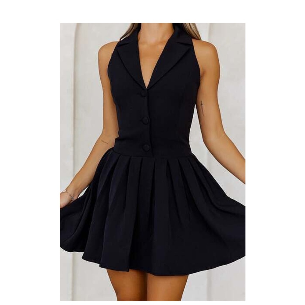 Hello Molly Black Mini Dress